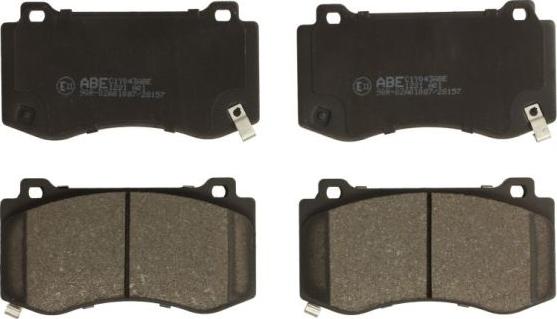 ABE C1Y043ABE - Brake Pad Set, disc brake www.parts5.com