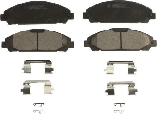 ABE C1Y051ABE - Brake Pad Set, disc brake www.parts5.com