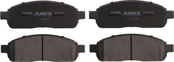 ABE C1Y034ABE - Brake Pad Set, disc brake www.parts5.com