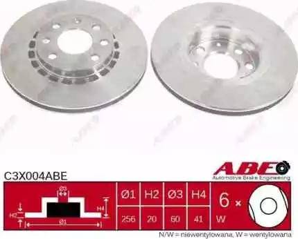 ABE C3X004ABE - Brake Disc www.parts5.com