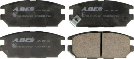 ABE C25007ABE - Brake Pad Set, disc brake parts5.com