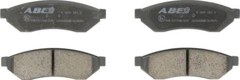 ABE C20005ABE - Brake Pad Set, disc brake www.parts5.com