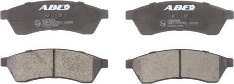 ABE C20013ABE - Brake Pad Set, disc brake www.parts5.com