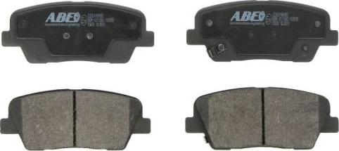 ABE C20316ABE - Brake Pad Set, disc brake www.parts5.com