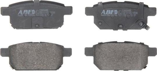 ABE C28004ABE - Set placute frana,frana disc www.parts5.com