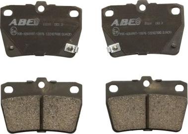 ABE C22027ABE - Brake Pad Set, disc brake www.parts5.com