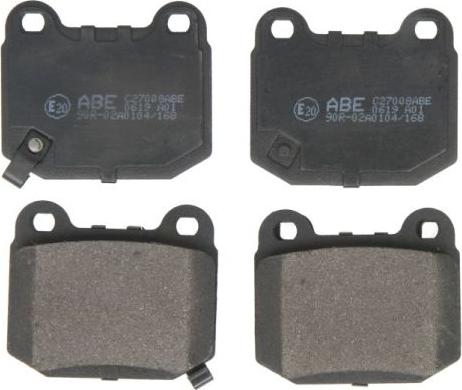 ABE C27008ABE - Тормозные колодки, дисковые, комплект www.parts5.com