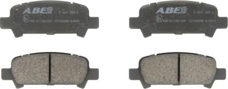 ABE C27002ABE - Brake Pad Set, disc brake www.parts5.com