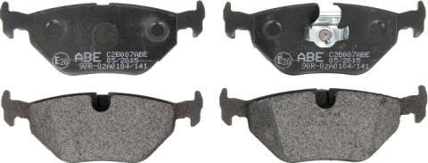 ABE C2B007ABE - Set placute frana,frana disc www.parts5.com