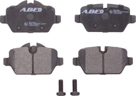 ABE C2B016ABE - Тормозные колодки, дисковые, комплект www.parts5.com