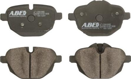 ABE C2B024ABE - Тормозные колодки, дисковые, комплект www.parts5.com