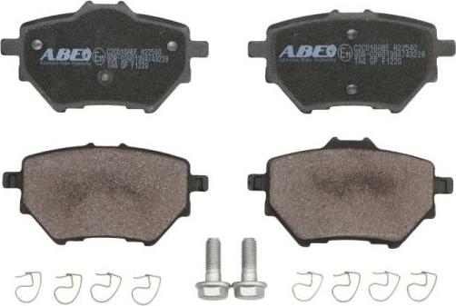 ABE C2C016ABE - Set placute frana,frana disc www.parts5.com