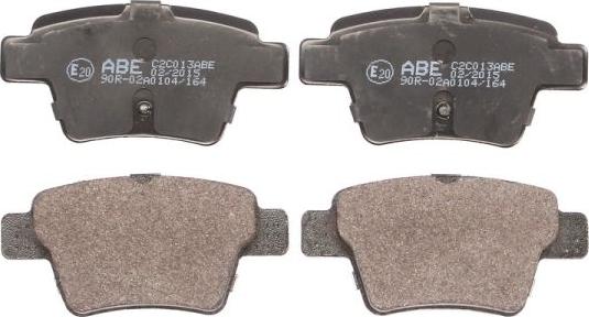 ABE C2C013ABE - Brake Pad Set, disc brake parts5.com