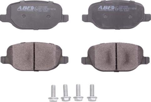 ABE C2D010ABE - Brake Pad Set, disc brake www.parts5.com