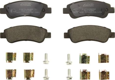 ABE C2F009ABE - Brake Pad Set, disc brake www.parts5.com