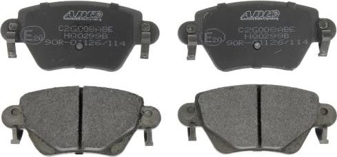 ABE C2G008ABE - Brake Pad Set, disc brake parts5.com