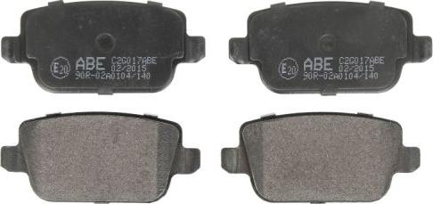 ABE C2G017ABE - Set placute frana,frana disc www.parts5.com