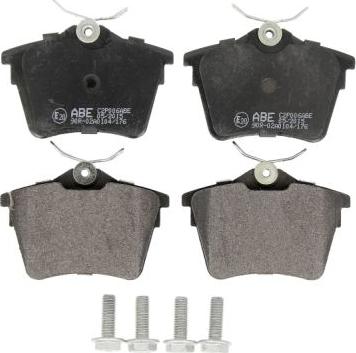 ABE C2P006ABE - Brake Pad Set, disc brake parts5.com