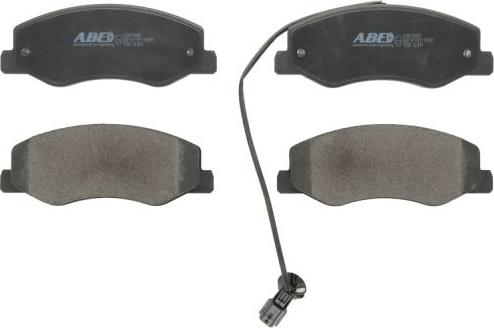 ABE C2R015ABE - Brake Pad Set, disc brake parts5.com