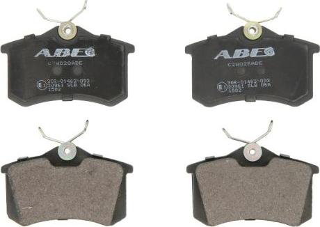 ABE C2W028ABE - Σετ τακάκια, δισκόφρενα www.parts5.com