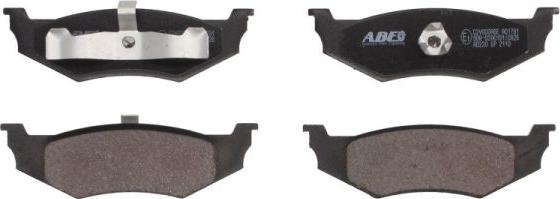 ABE C2Y000ABE - Brake Pad Set, disc brake parts5.com