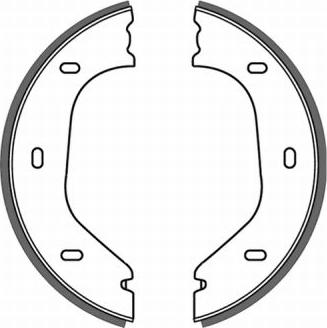 ABE CRB000ABE - Brake Shoe Set www.parts5.com