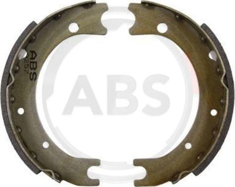 A.B.S. 9257 - Zestaw szczęk hamulcowych, hamulec postojowy www.parts5.com