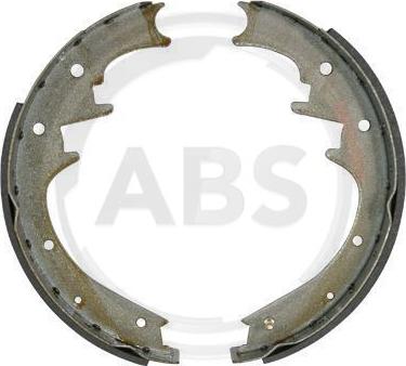 A.B.S. 40670 - Zestaw szczęk hamulcowych www.parts5.com