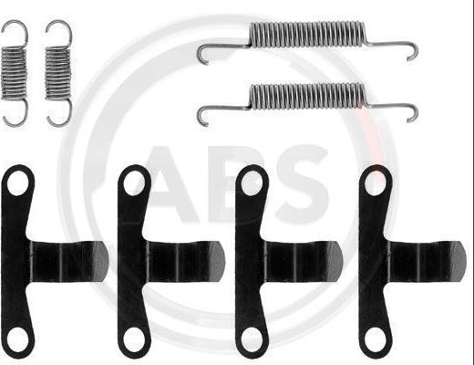 A.B.S. 0594Q - Accessory Kit, parking brake shoes www.parts5.com