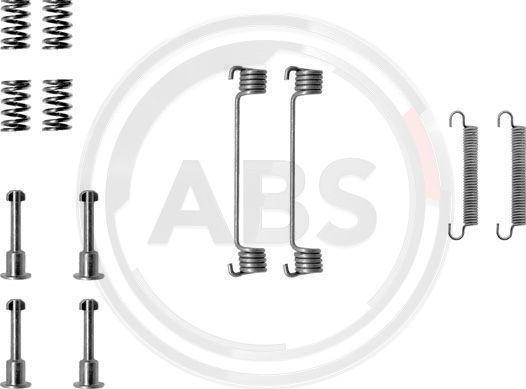 A.B.S. 0690Q - Accessory Kit, parking brake shoes www.parts5.com