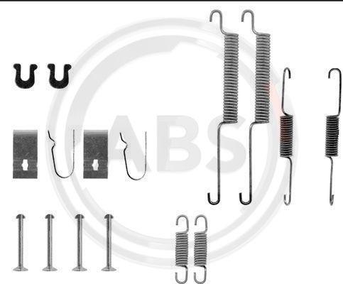 A.B.S. 0668Q - Accessory Kit, brake shoes www.parts5.com