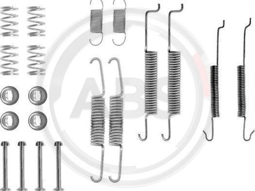 A.B.S. 0680Q - Accessory Kit, brake shoes parts5.com