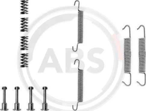 A.B.S. 0621Q - Set accesorii, saboti frana parcare www.parts5.com