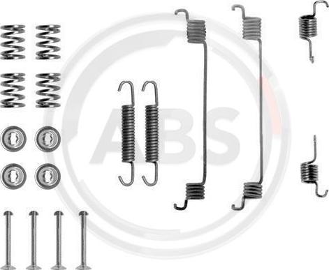 A.B.S. 0672Q - Juego de accesorios, zapatas de freno www.parts5.com