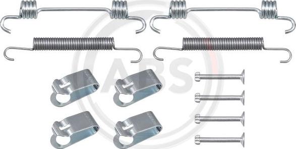 A.B.S. 0044Q - Set accesorii, sabot de frana www.parts5.com