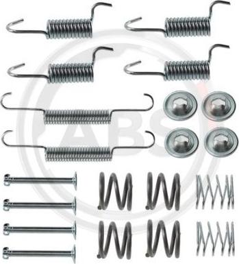 A.B.S. 0006Q - Komplet pribora, kočione papuče ručne kočnice www.parts5.com