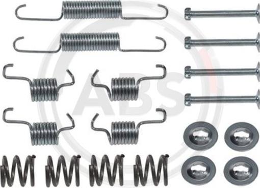 A.B.S. 0011Q - Komplet pribora, kočione papuče ručne kočnice www.parts5.com