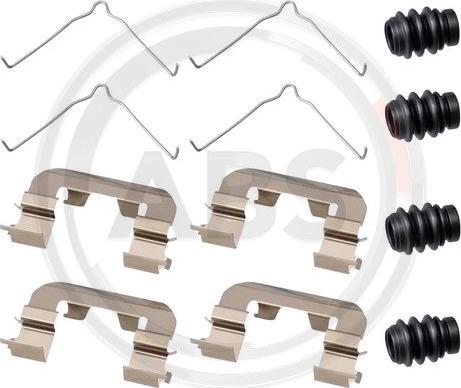 A.B.S. 0103Q - Accessory Kit for disc brake Pads www.parts5.com