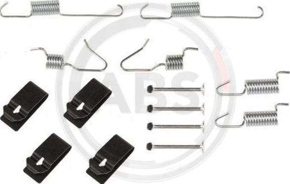 A.B.S. 0898Q - Kit d'accessoires, mâchoires de frein de stationnement www.parts5.com