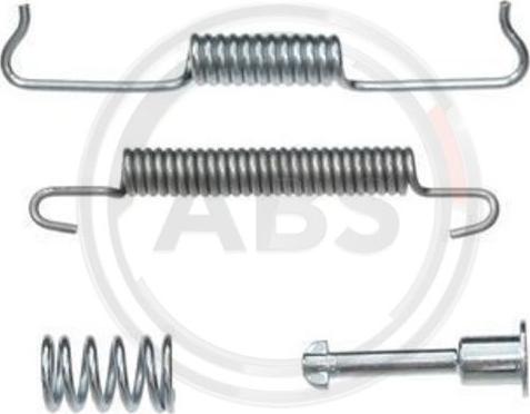 A.B.S. 0841Q - Zestaw akcesoriów, szczęki hamulcowe hamulca postojowego www.parts5.com