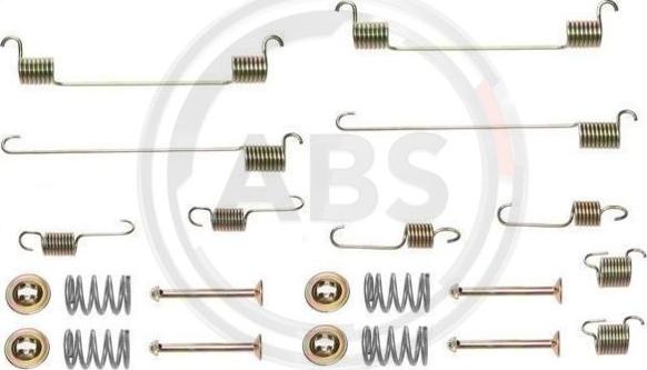 A.B.S. 0802Q - Accessory Kit, brake shoes www.parts5.com