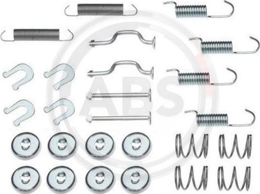 A.B.S. 0810Q - Accessory Kit, parking brake shoes www.parts5.com