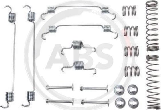 A.B.S. 0835Q - Set accesorii, sabot de frana www.parts5.com