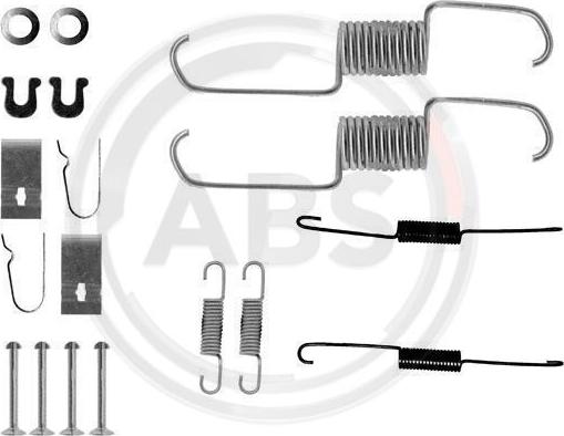 A.B.S. 0743Q - Accessory Kit, brake shoes www.parts5.com