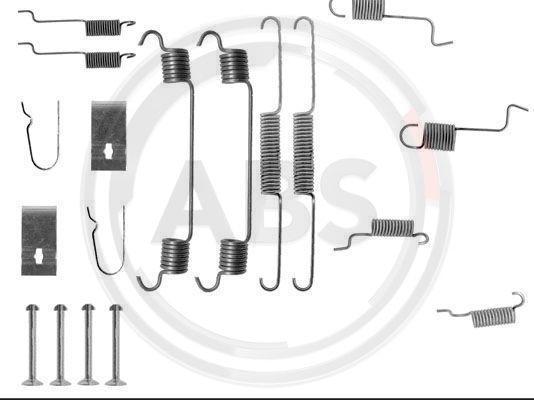 A.B.S. 0742Q - Accessory Kit, brake shoes www.parts5.com