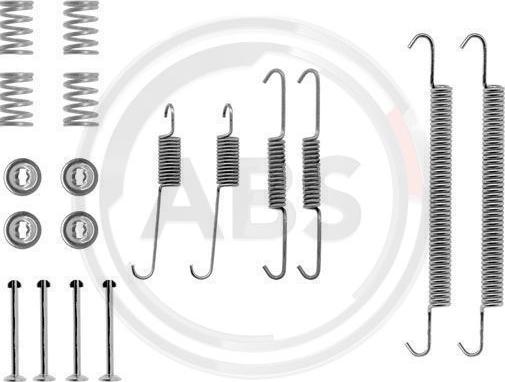 A.B.S. 0757Q - Accessory Kit, brake shoes parts5.com