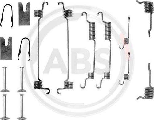 A.B.S. 0764Q - Accessory Kit, brake shoes parts5.com