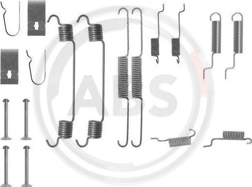 A.B.S. 0767Q - Accessory Kit, brake shoes www.parts5.com