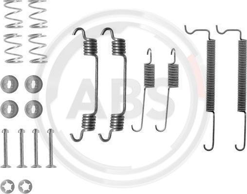 A.B.S. 0709Q - Accessory Kit, brake shoes www.parts5.com