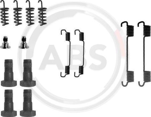 A.B.S. 0716Q - Kompletni pribor, zavorne celjusti rocne zavore www.parts5.com